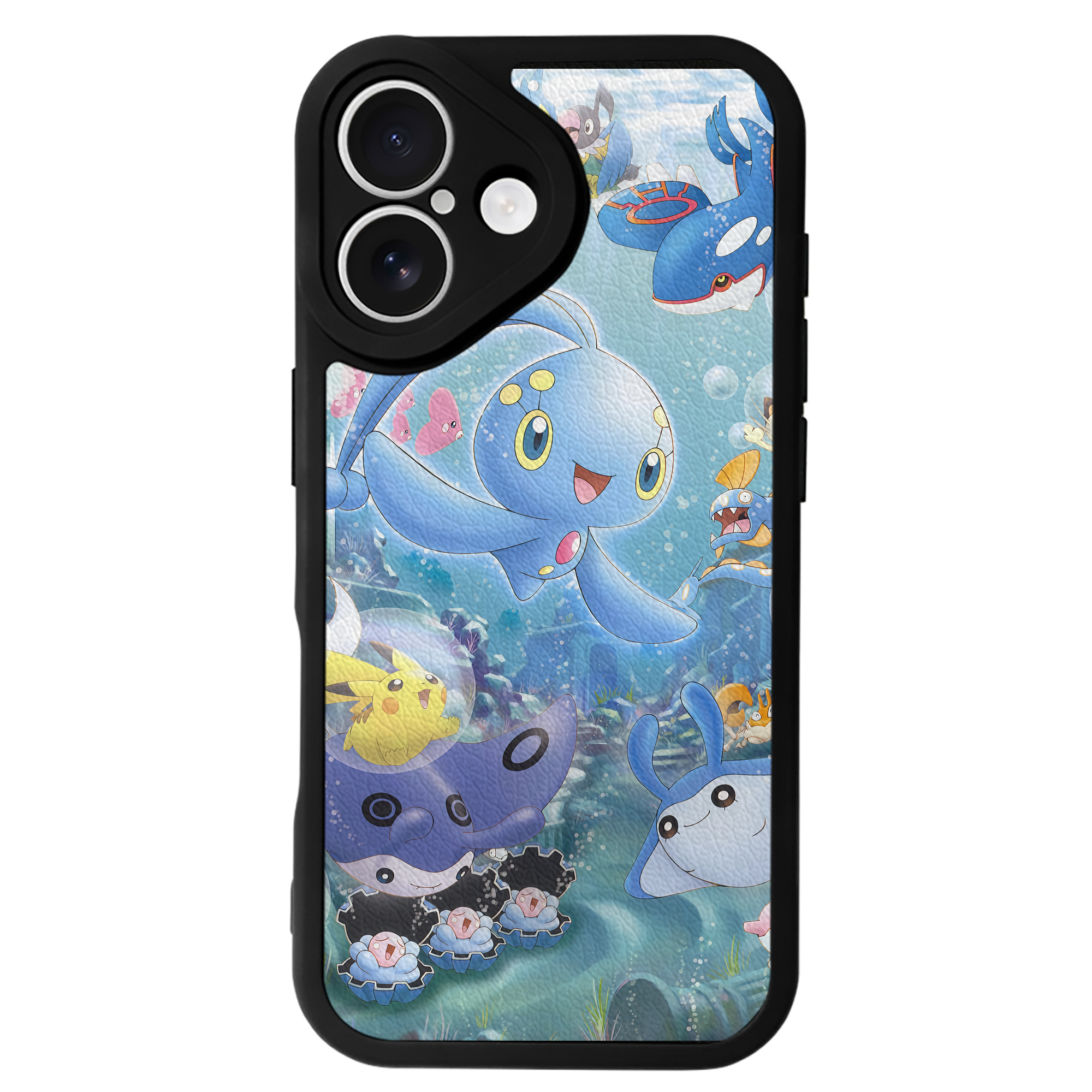 （画像用） ポケットモンスター Pokémon 【iPhone 16シリーズ対応】シリコンスマホケース（レザー調） 材質：シリコン
